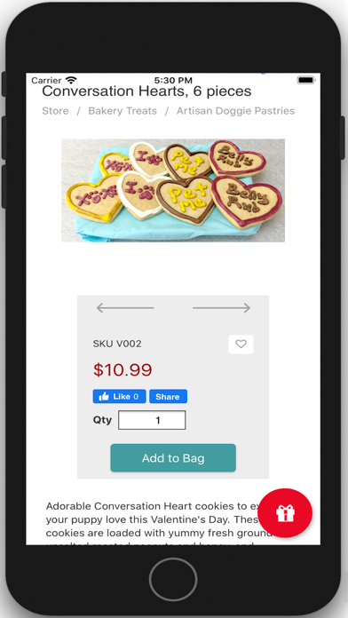 Jackboy's Dog Bakery iPhone screenshot 6 - Shopping app