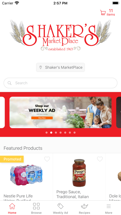 Shaker's MarketPlace Screenshot