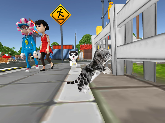 Kitten Cat Craft Vs Dog 3D Sim