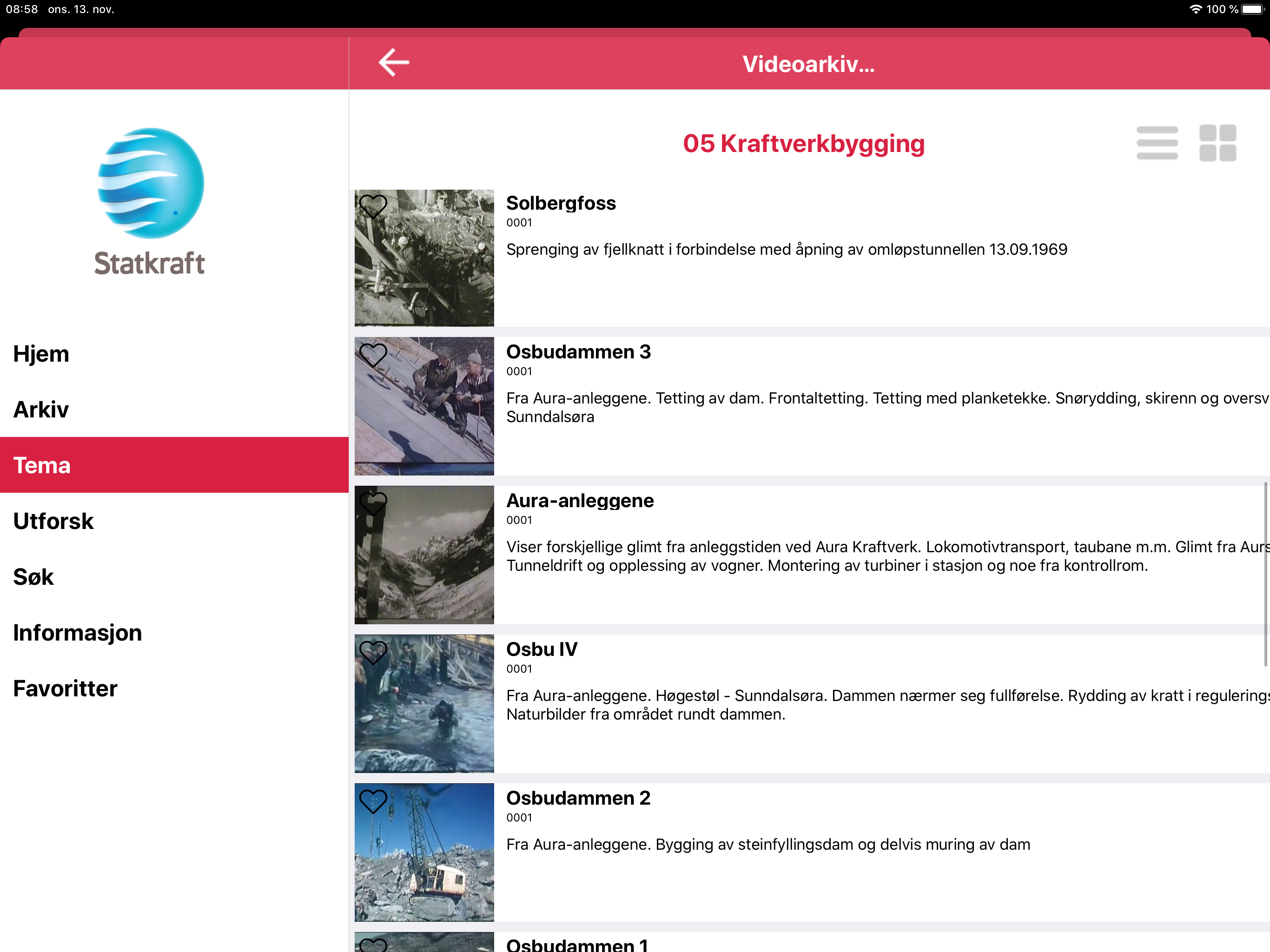 Videoarkivet screenshot 5