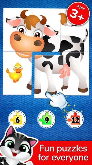 123 Kids Fun Puzzle Blue Games Screenshot