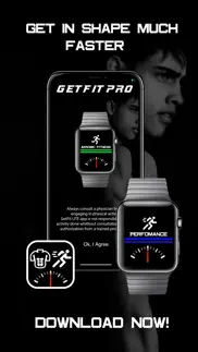 get fit: workout heart monitor iphone screenshot 2