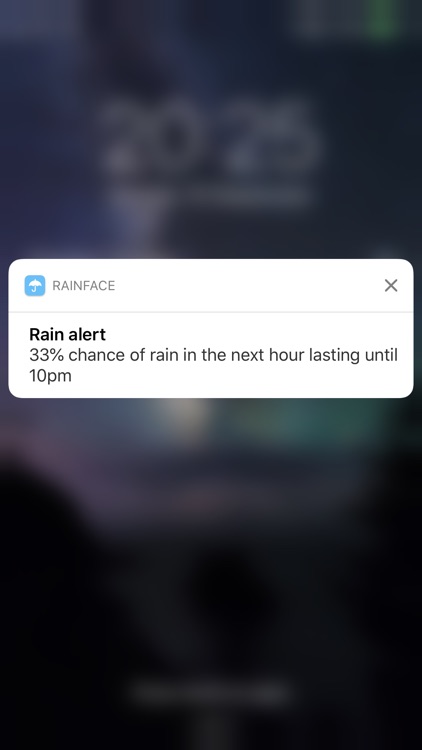 RainFace - Rain Alarms screenshot-1