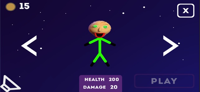 Bald Stickman Clown who's next