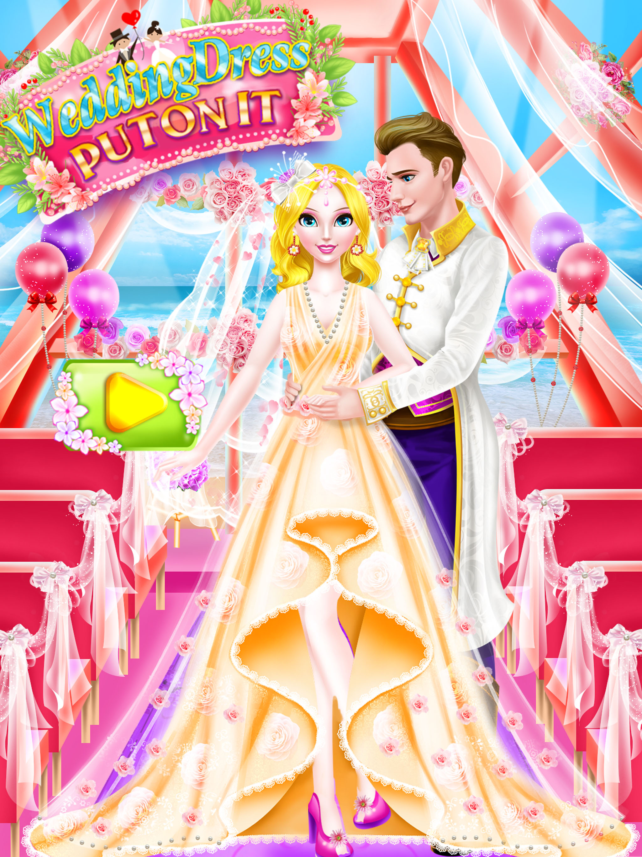 Wedding Dress-Girl Makeup Game screenshot 6