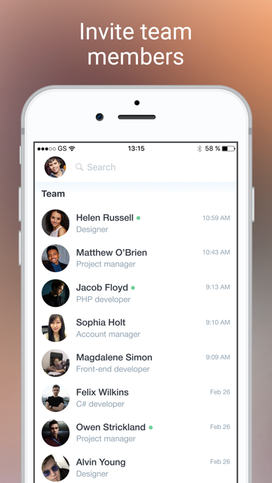 amo | team messenger screenshot 2
