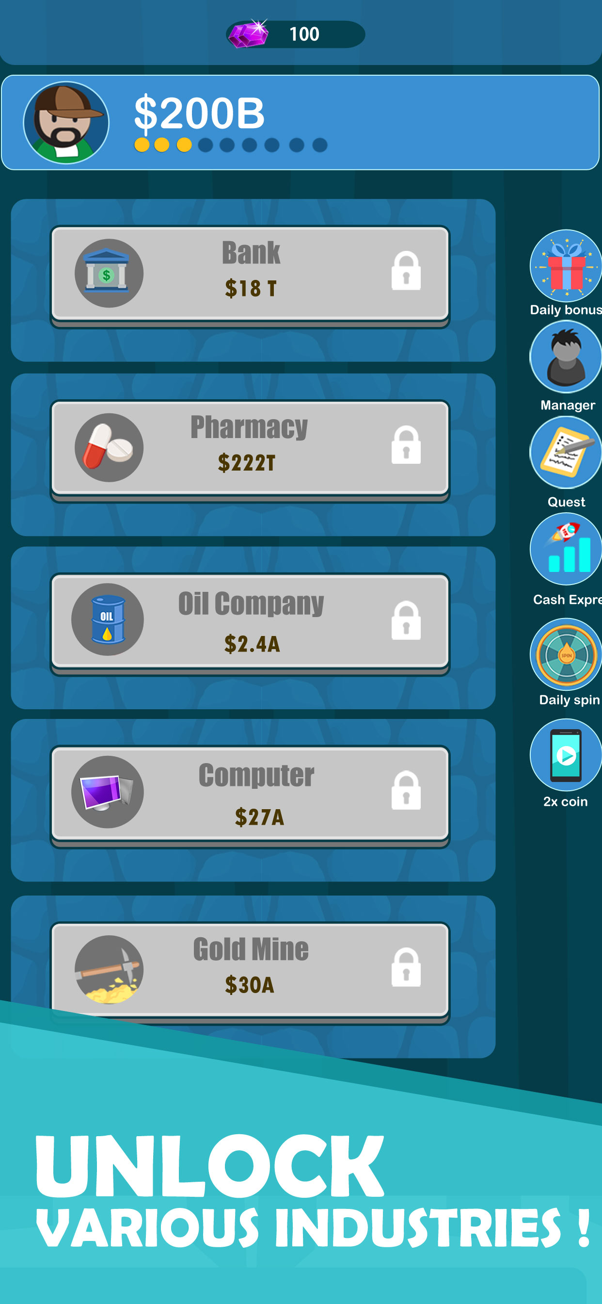 Idle Billionaire - Money Rain screenshot 4