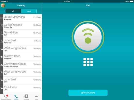 Screenshot #5 pour Vocera Collaboration Suite