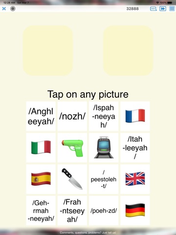 Russian language: learn words iPad screenshot