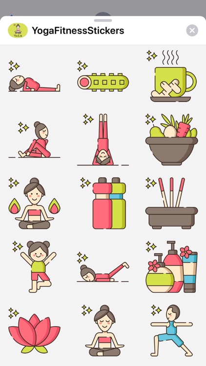 Yoga & Fitness Stickers