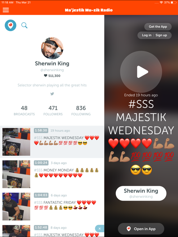 Majestik Muzik Radio iPad screenshot 4 - Music app