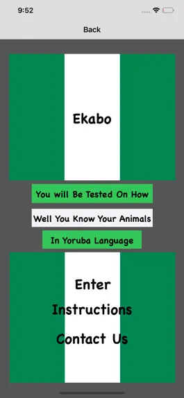 Game screenshot Yoruba Animal Quiz mod apk