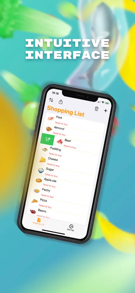 App screenshot for iGrocery list - Shopping list