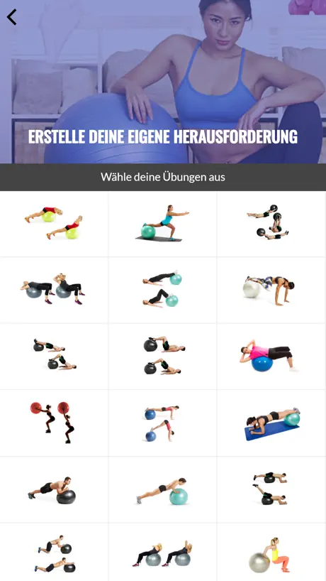 Gymnastikball Übungen