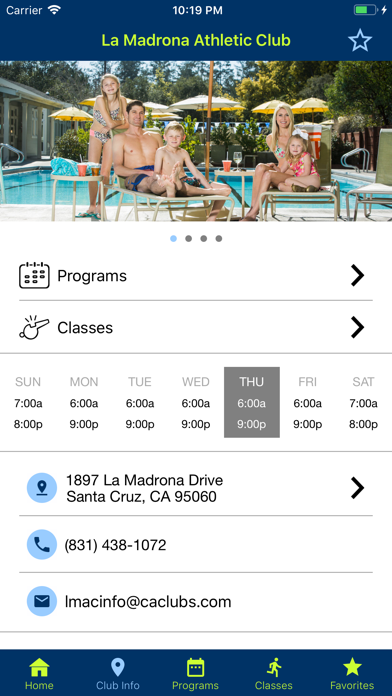 La Madrona Athletic Club - CAC Screenshot