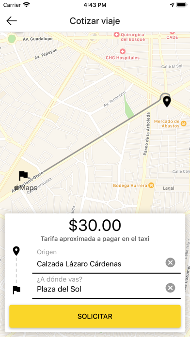Eiby Taxi Cliente screenshot 3