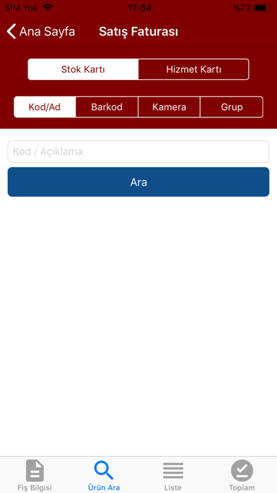MBT Logo Mobil Satış Screenshot