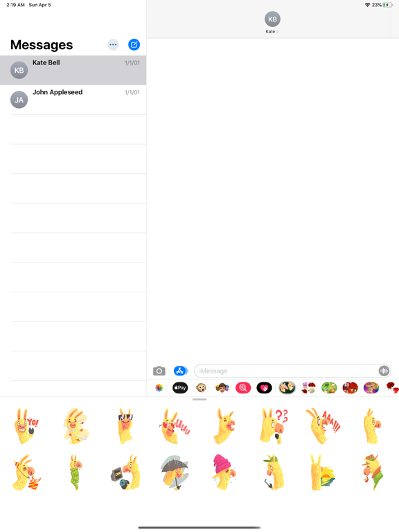 Screenshot #4 pour New Funny Alpaca Stickers