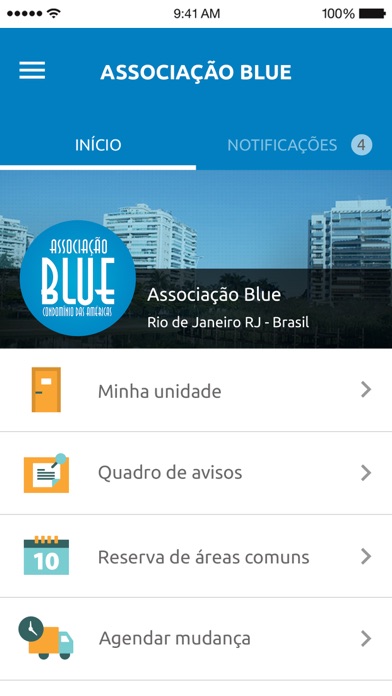 Associação Blue Screenshot