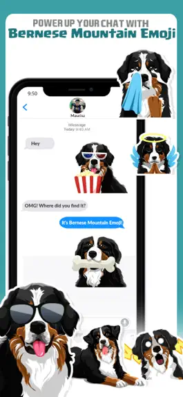 Game screenshot Bernese Mountain Dog Emoji hack