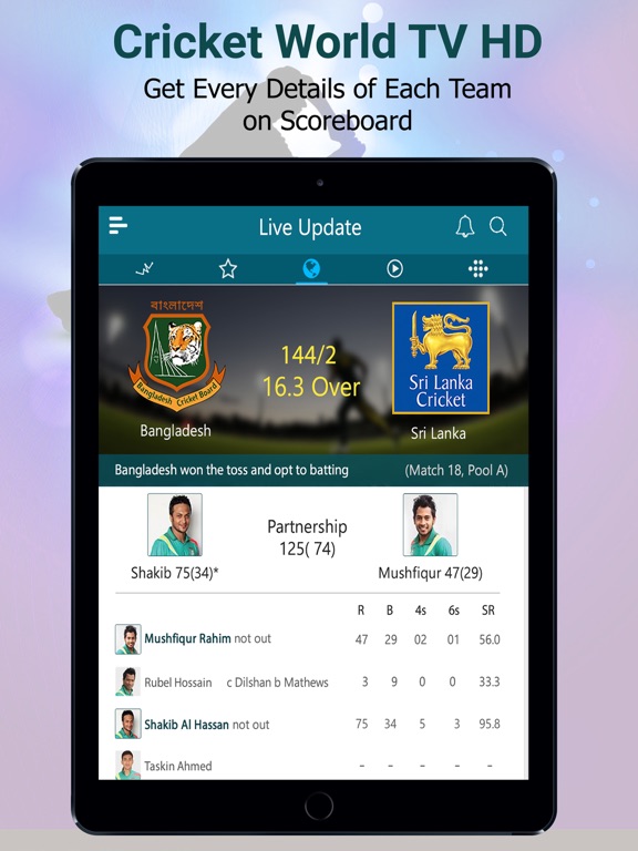 Live Cricket World TV HDのおすすめ画像3