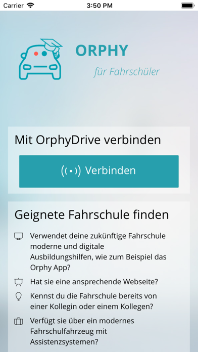 FahrschülerApp Screenshot