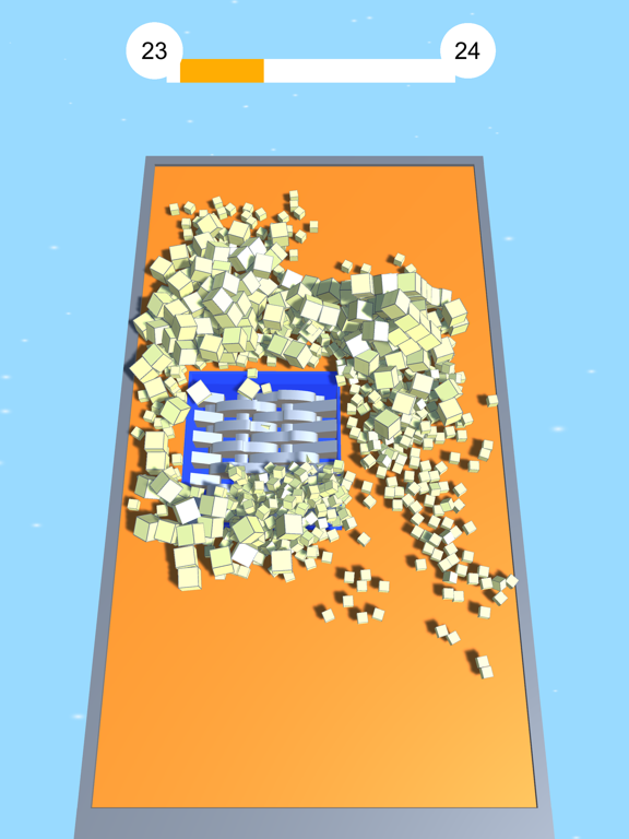 Shredder vs Cubes iPad screenshot