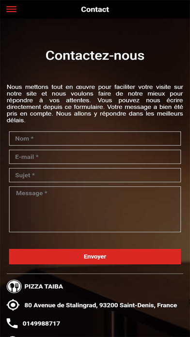 Pizza Taiba Saint Denis Screenshot