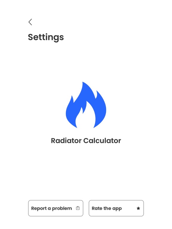Radiator Calculator iPad screenshot