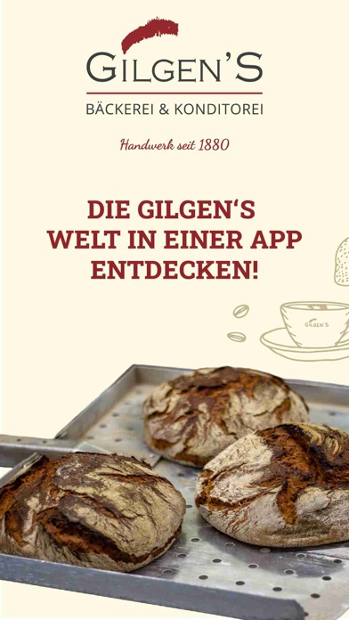 Gilgens Bäckerei Screenshot