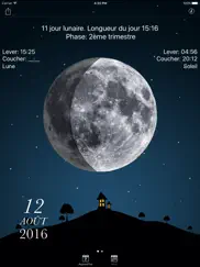 calendrier phases de la lune iPad Captures Décran 1