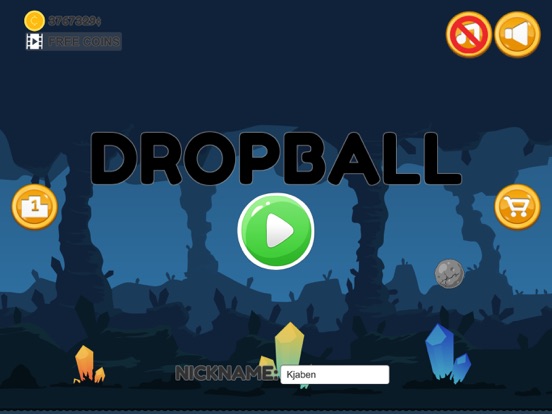 DropBall. iPad screenshot