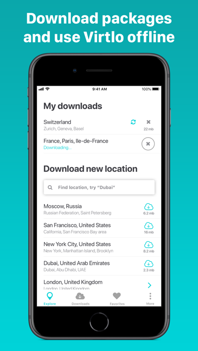 Virtlo: Find Places Around Me iPhone screenshot 5 - Travel app