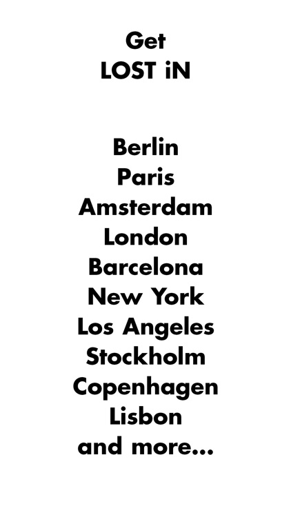 LOST iN City Guide screenshot-0
