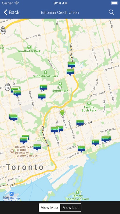 Estonian CU ATM Locator