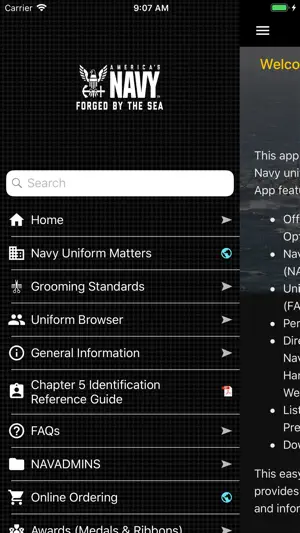 MyNavy UNIFORMS screenshot 1