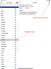 swiss german dictionary ipad bildschirmfoto 1