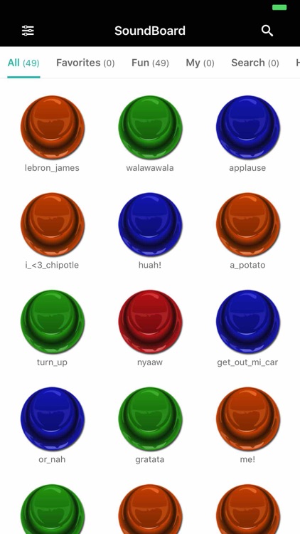 MyInstants SoundBoard Buttons