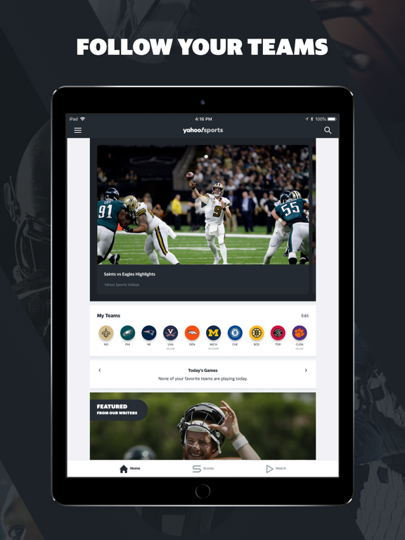 Yahoo Sports - your teams, your scores, your news screenshot