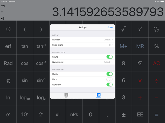Screenshot #6 pour Scientific Calc