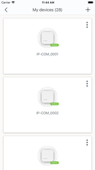 IP-COM WiFi Screenshot