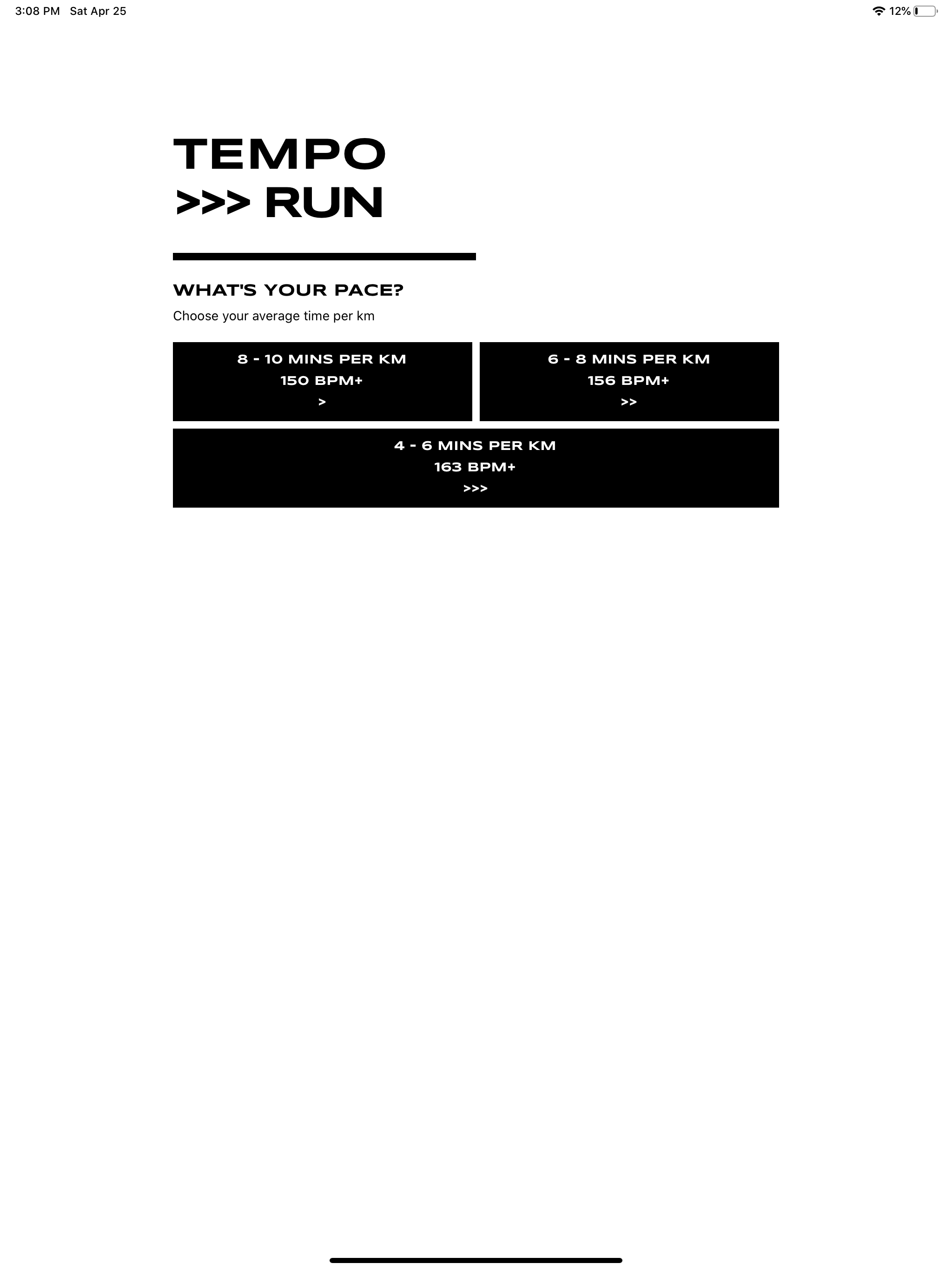 Tempo Run - Running Playlists