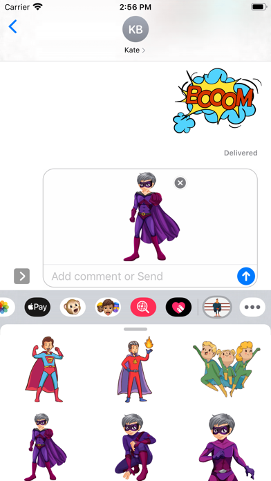 Comic Superhero Stickers screenshot 3