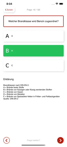 Game screenshot Feuerwehr Prüfungshilfe apk