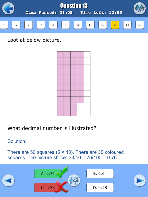 Selective School Tests - Math iPad screenshot