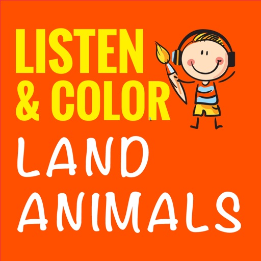 Listen & Color Land Animals icon