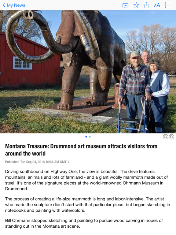 ABCFox KTMF iPad screenshot 4 - News app