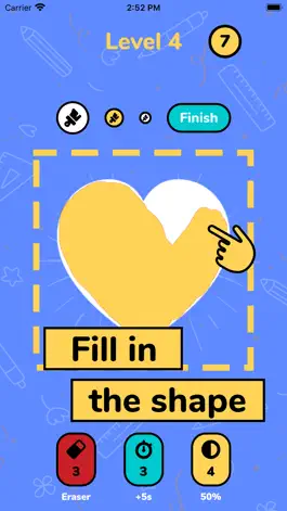 Game screenshot Draw It - Fill In The Shapes mod apk