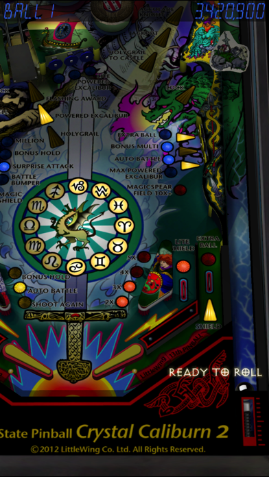 Pinball Crystal Caliburn II screenshot 1