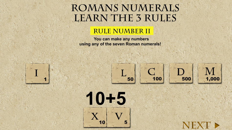 #3. Roman numerals (iOS) 由: TOUCHSCREEN LEARNING LTD